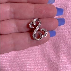 Jane Seymour Open Heart Diamond Pendant